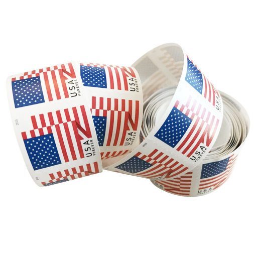 2018 U.S. Flag , 5 Rolls (500 Pcs)